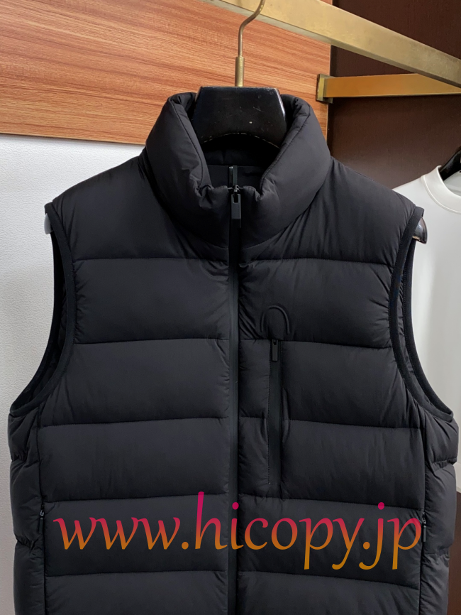 モンクレール Moncler 秋冬 メンズダウンベスト ブラック 男女兼用 hicopymn026