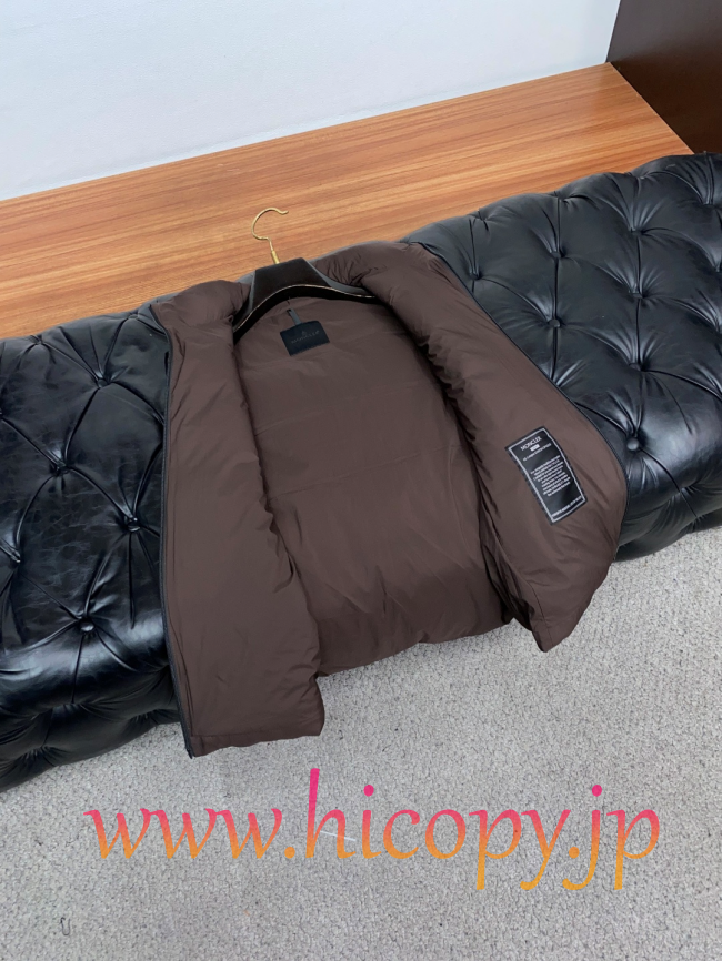 モンクレール Moncler 秋冬 メンズダウンベスト ブラウン 男女兼用 hicopymn028