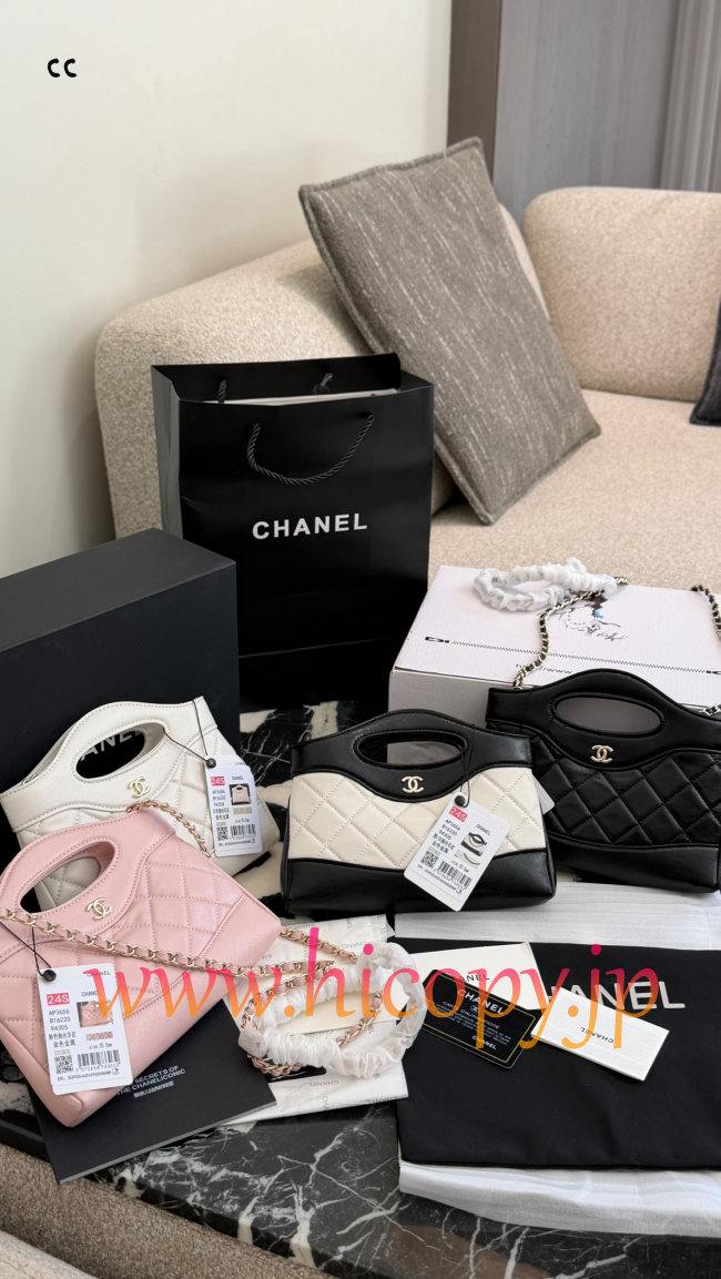 【CHANEL】シャネル 31 バッグ ミニ ドーリー ショルダーバッグ 4色展開 ゴールド金具 チェーンストラップ (公式型番: AS1912B04900CXXXX)