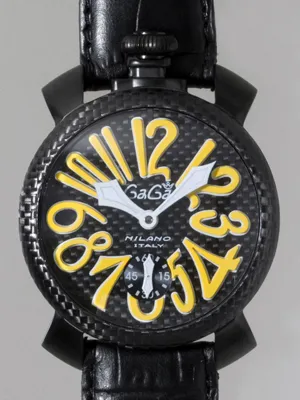 ガガミラノ マニュアル 48mm 手巻き 5016.2 ブラック皮