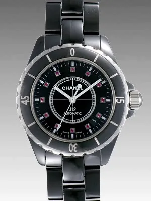 シャネル J12 ３８?セラミック H1635 ブラック