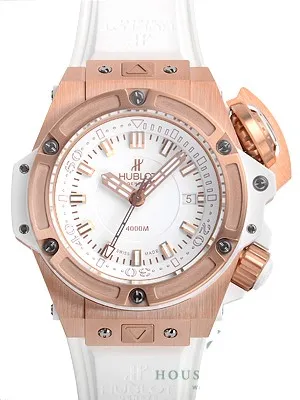 ウブロ キングパワー オーシャノグラフィック４０００ キングゴールド ホワイト731.OE.2180.RW