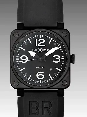 ベル＆ロス BR03-92CFB-R ブラック 自動巻き