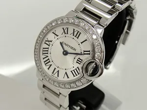 カルティエ Cartier バロンブルー ケースダイヤ Ref.WE9003Z3 SM