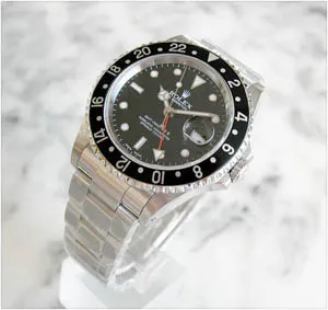 ロレックス GMT マスターII 16710 黒色ベゼル-case（40mm)