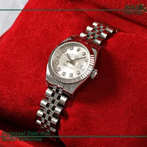 ロレックス 179174G レディース デイトジャスト ROLEX 銀