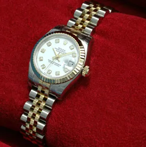 ロレックス 179173G レディース デイトジャスト ROLEX 白