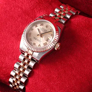 ロレックス 179171 レディース デイトジャスト ROLEX ピンクローマ
