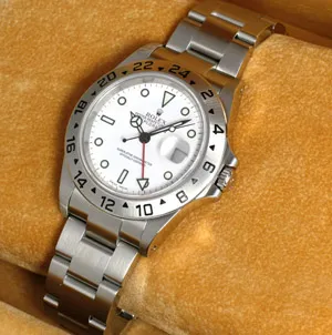 ロレックス エクスプローラーII 白 ROLEX 16570 自動巻き
