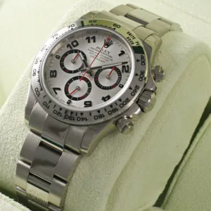 ロレックス デイトナ WG 銀/アラビア ROLEX 116509 18KWG