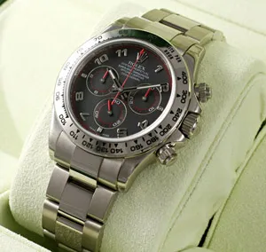 ロレックス デイトナ WG 黒 ROLEX 116509 自動巻きク 18KWG