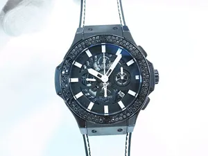 ウブロ ビッグバン アエロバン ブラックダイヤ 311.CM.1110.GR.1100.DZA10 自動巻き