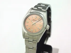 ロレックス パーペチュアル 76080 SS ピンク369 自動巻き