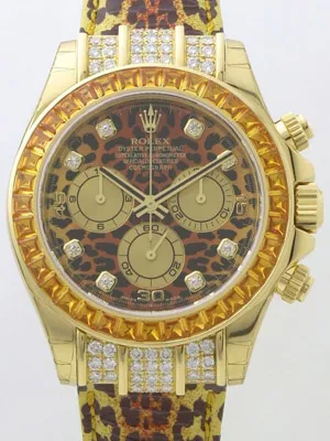ロレックス ROLEX デイトナ 116598SACO レパード ヒョウ柄 メンズ 自動巻