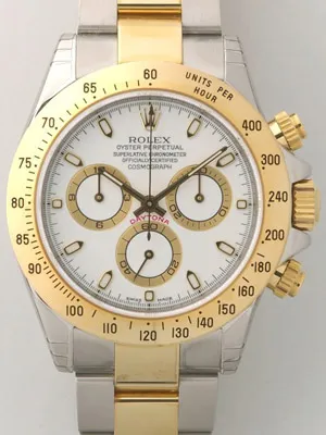 ロレックス ROLEX デイトナ 116523 ホワイト 自動巻 YG/SS
