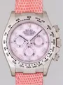 ロレックス ROLEX デイトナ 116519NR ビーチ ピンクリザード皮ベルト ピンクシェルローマ
