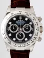 ロレックス ROLEX デイトナ 116519G 茶皮 ブラック 自動巻 メンズ