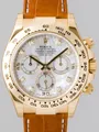 ロレックス ROLEX デイトナ 116518NG 茶皮 ホワイトシェル 自動巻
