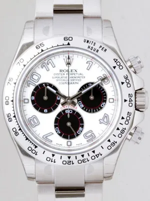 ロレックス ROLEX デイトナ 116509 ホワイトアラビア黒目 自動巻