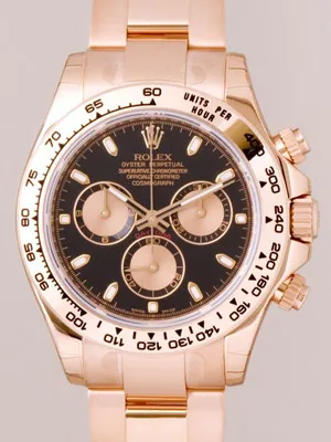 ロレックス ROLEX デイトナ 116505 ブラック/ピンク 自動巻 エバーローズゴールド