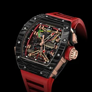 リシャールミル RM50 トゥールビヨン クロノグラフ G-センサー ロータス F1チーム ロマン?グロージャン