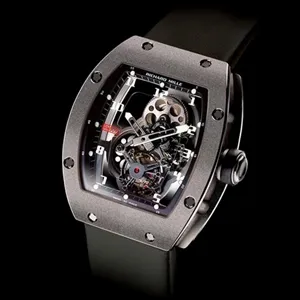 リシャールミル メンズ RM009 手巻トゥールビヨン 50m防水