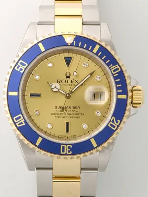 ロレックス ROLEX サブマリーナ デイト 16613SG シャンパン 自動巻