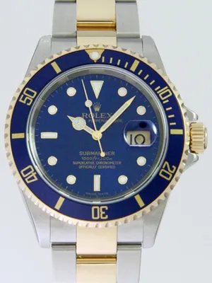 ロレックス ROLEX サブマリーナ デイト 16613 ブルー 自動巻 40mm