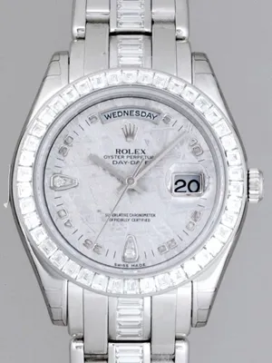 ロレックス ROLEX デイデイト 18956BRIL 2B ブレスセンターバケットダイヤ メテオライト