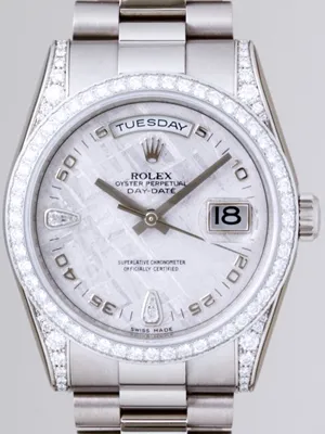 ロレックス ROLEX デイデイト 118389 2B プレジデントブレス メテオライト