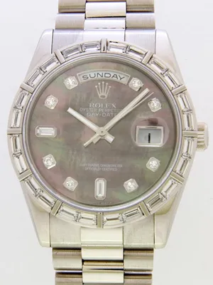 ロレックス ROLEX デイデイト 118366NCA プレジデントブレス ブラックシェル