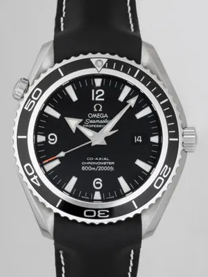 オメガ シーマスター 2900.50.81 プラネットオーシャン 45mm ブラックベゼル ブラックラバー ブラック