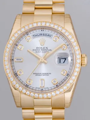 ロレックス ROLEX デイデイト 118348A プレジデントブレス シルバー