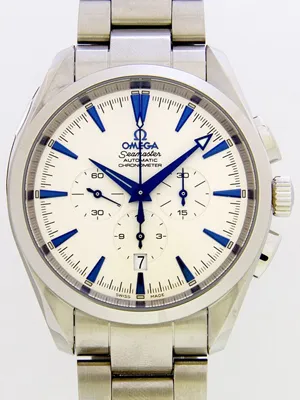 オメガ OMEGA シーマスター 2512.30 アクアテラ レイルマスター クロノグラフ シルバー