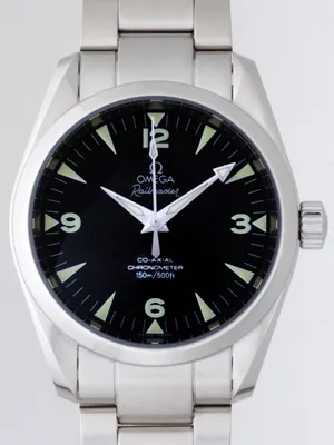 オメガ OMEGA シーマスター 2504.52 コーアクシャル アクアテラ レールマスター ブラック