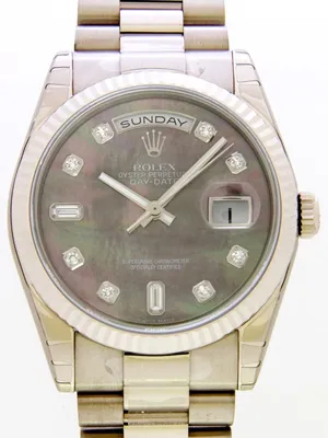 ロレックス ROLEX デイデイト 118239NCA プレジデントブレス ブラックシェル