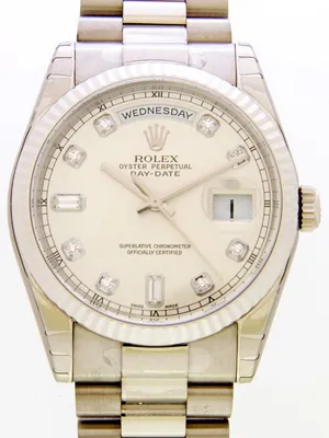 ロレックス ROLEX デイデイト 118239A プレジデントブレス シルバー