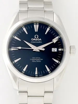 オメガ OMEGA シーマスター 2503.80 コーアクシャル アクアテラ ブルー