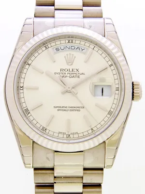 ロレックス ROLEX デイデイト 118239 プレジデントブレス シルバー