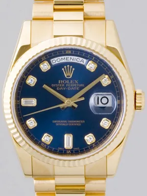 ロレックス ROLEX デイデイト 118238A プレジデントブレス ブルー