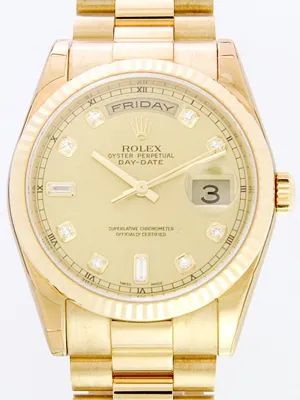 ロレックス ROLEX デイデイト 118238A プレジデントブレス シャンパン