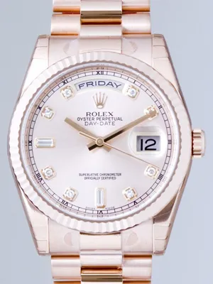 ロレックス ROLEX デイデイト 118235FA プレジデントブレス ピンク 自動巻