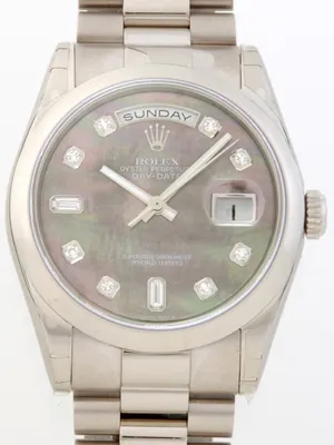 ロレックス ROLEX デイデイト 118209NCA プレジデントブレス ブラックシェル