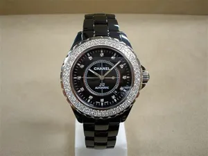 シャネル　H2014 J12 42mm ブラックセラミック ダイヤ巻 12P