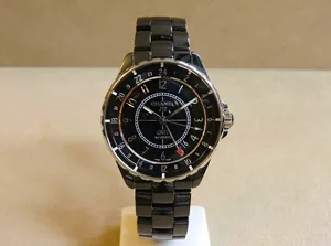 シャネル　H3102　J12　38mm　ブラックセラミック GMT