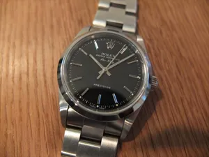 ロレックス エアキング Ref.14000 黒文字盤