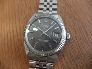 ロレックス デイトジャスト Ref.1601 グレー文字盤