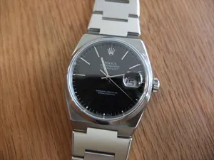 ロレックス デイトジャストクォーツ Ref.17000 黒文字盤