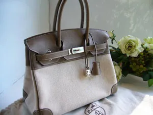 エルメスＨＥＲＭＥＳ バーキン３０キャンパスエトープ hermes-004