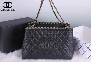 シャネル おしゃれトート トートバッグキャンバス NO9ロゴプリント CHANEL-032
